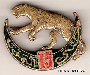 Tirailleurs algeriens 15e B.T.A